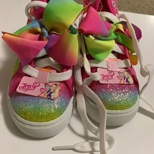 JoJo Siwa rainbow shoes